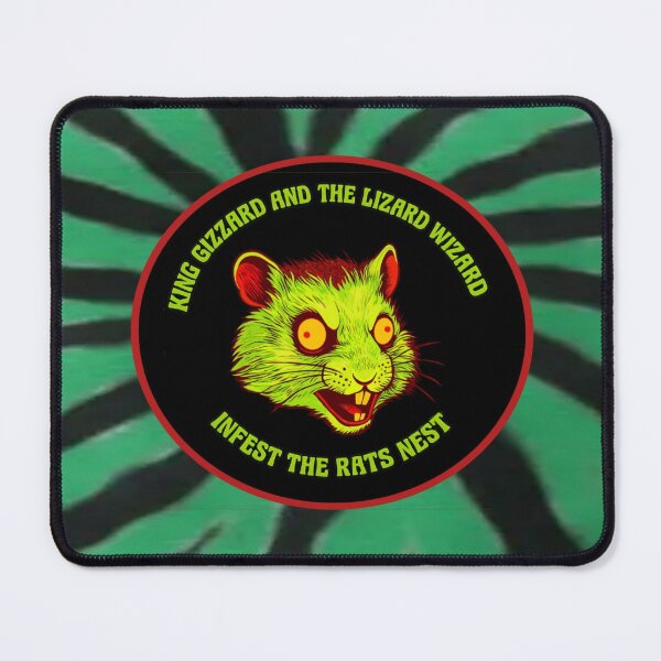 Item preview, King Gizzard and the Lizard Wizard - Infest the Rats Nest designed and sold by Q Art & Design .