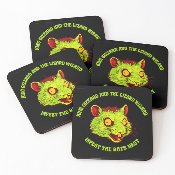 Item preview, King Gizzard and the Lizard Wizard - Infest the Rats Nest  designed and sold by Q Art & Design .