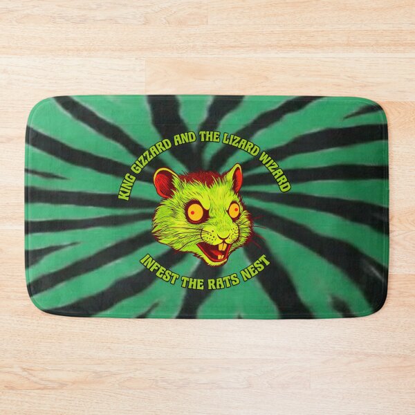 Item preview, King Gizzard and the Lizard Wizard - Infest the Rats Nest  designed and sold by Q Art & Design .