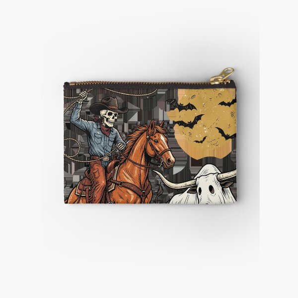 Item preview, Spooky Skeleton Cowboy – Western Halloween Art designed and sold by BackTWO.