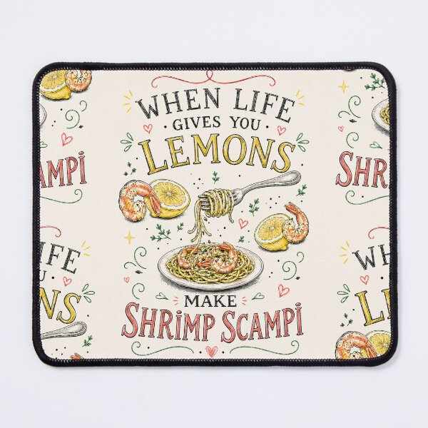 Item preview, When Life Gives You Lemons, Make Shrimp Scampi designed and sold by ArrowHeartArt.