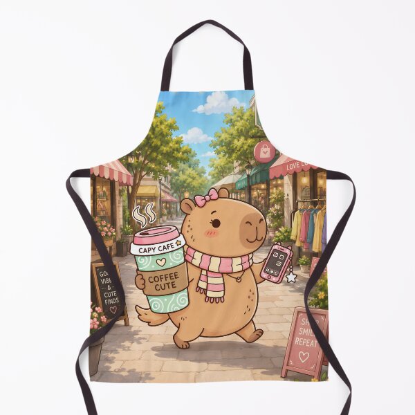 Item preview, Capybara out shopping enjoying her day designed and sold by LoveLife-11.