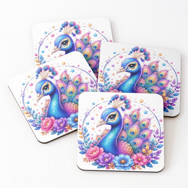 Item preview, Magical Rainbow Peacock with Colorful designed and sold by MySthore.