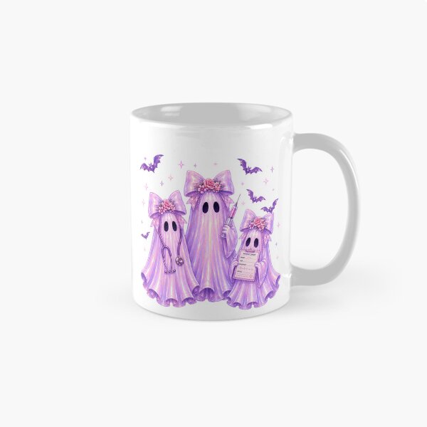 Item preview, Pink Holographic Ghost Nurses - Cute Spooky Nurse Squad Halloween Y2K Halloween Ghosts designed and sold by Neurospicy Trolls.