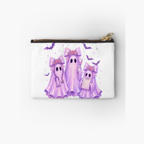 Item preview, Pink Holographic Ghost Nurses - Cute Spooky Nurse Squad Halloween Y2K Halloween Ghosts designed and sold by Neurospicy Trolls.