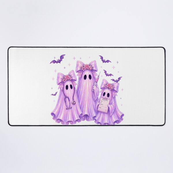 Item preview, Pink Holographic Ghost Nurses - Cute Spooky Nurse Squad Halloween Y2K Halloween Ghosts designed and sold by Neurospicy Trolls.