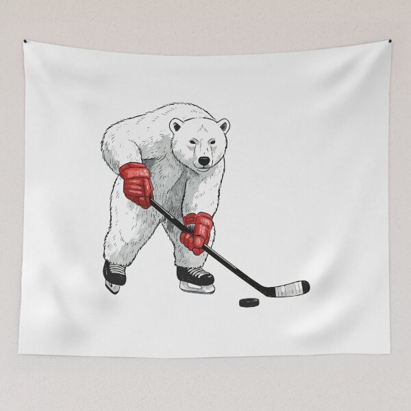 Item preview, Hockey Bear designed and sold by PixelCatalyst.