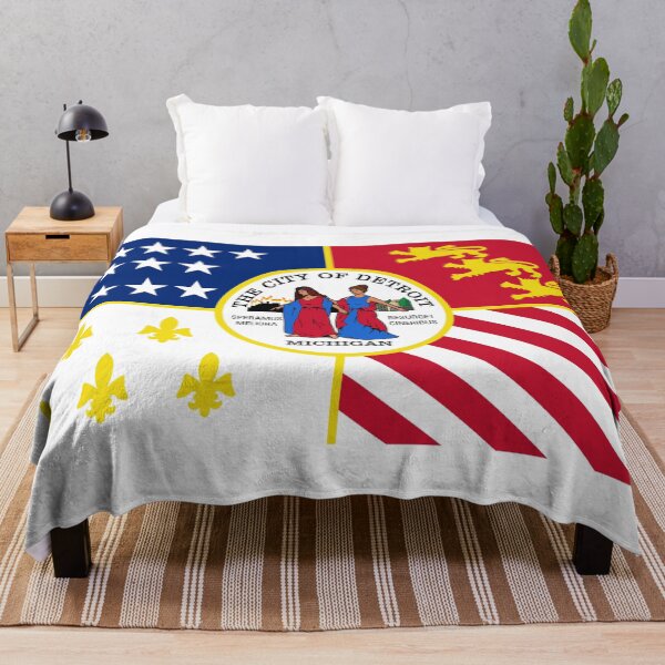 Item preview, Historic City of Detroit Flag designed and sold by MadcapPrints.