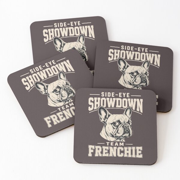Item preview, Side-Eye Showdown - Team Frenchie/Funny French Bulldog Graphic T-Shirt  designed and sold by Halejo68.