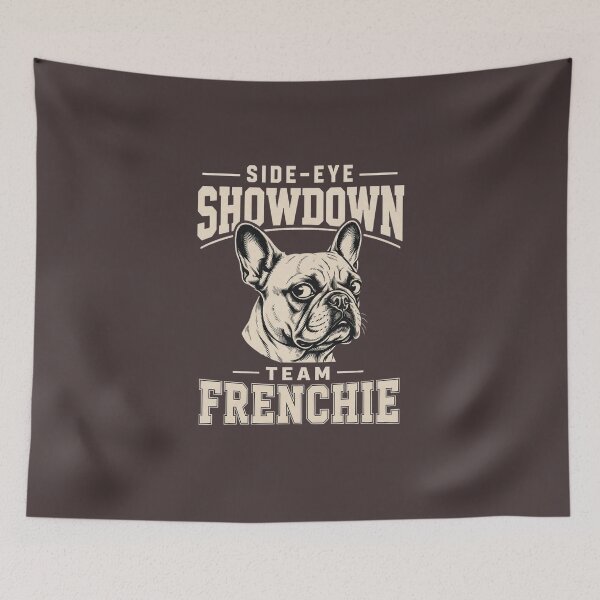 Item preview, Side-Eye Showdown - Team Frenchie/Funny French Bulldog Graphic T-Shirt  designed and sold by Halejo68.