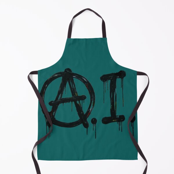 Item preview, Gritty Graffiti Spray Paint A.I. Anarchy Symbol designed and sold by HappyPrintCo.