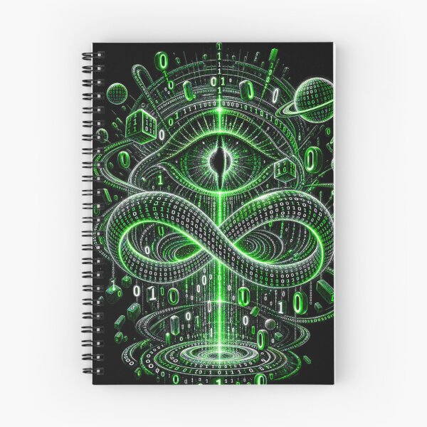 Item preview, Binary Infinity — Cyber Code Portal designed and sold by Kicor.