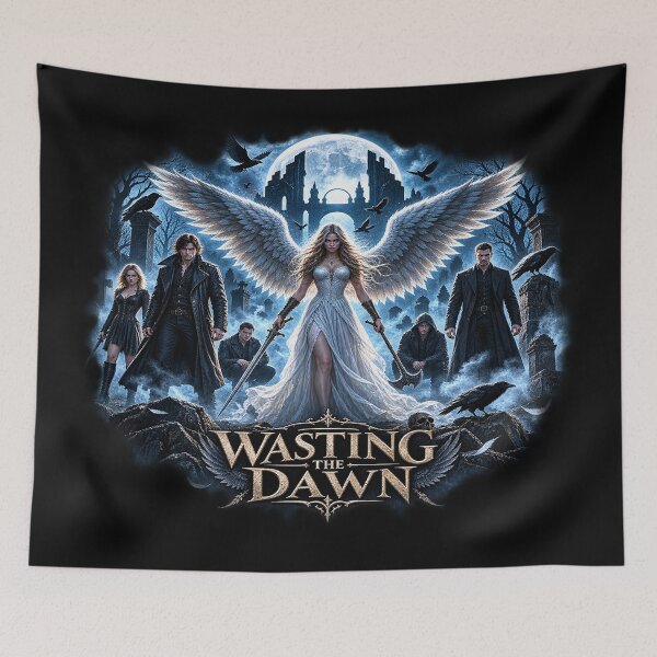 Item preview, Wasting the Dawn – Gothic Angel Warrior designed and sold by TroviTutto.