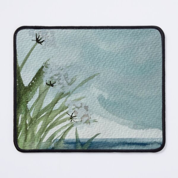 Item preview, Watercolour Lakescape with Queen Anne’s Lace designed and sold by LakeArtWorks.