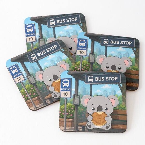 Item preview, Koala Eating His Coin Pancake designed and sold by LoveLife-11.