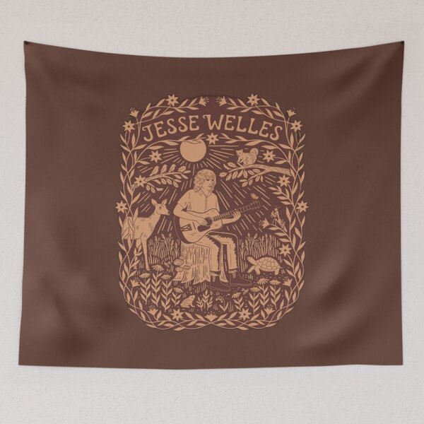 Item preview, jesse welles folk singer vintage artwork designed and sold by shirtgrass.