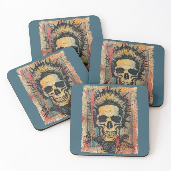 Item preview, Skull Retro Grunge designed and sold by ERODED SELF.