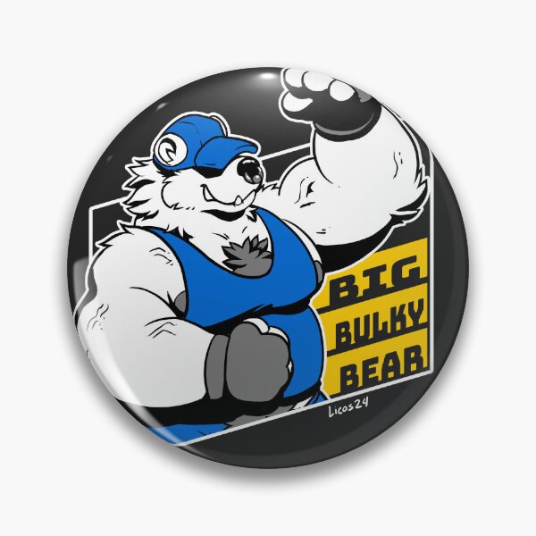 Item preview, Big bulky bear designed and sold by licographics.