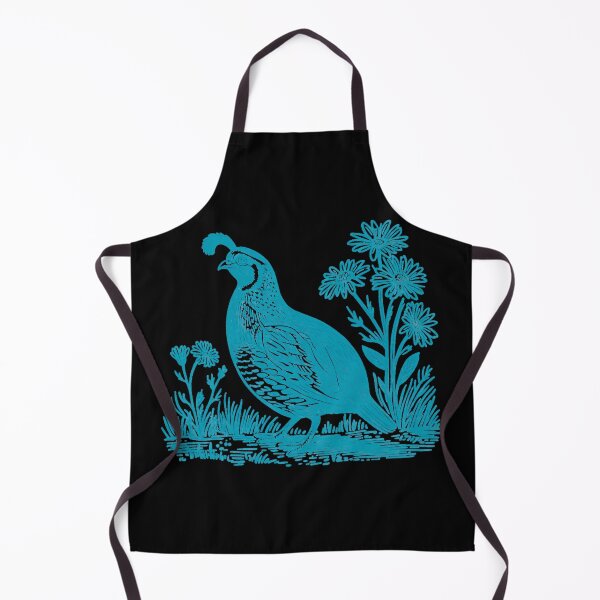 Item preview, Vintage Quail and Wildflowers – Rustic Bird Art designed and sold by BackTWO.