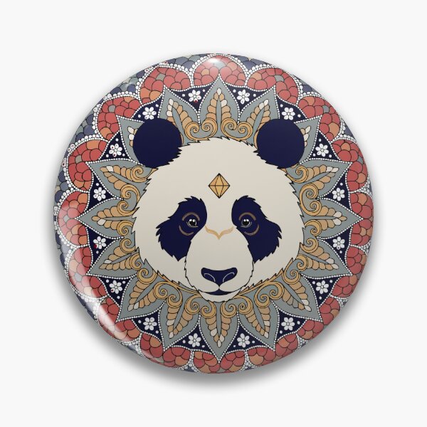 Item preview, Elegant Panda Floral Mandala designed and sold by Paolo-Bandal.