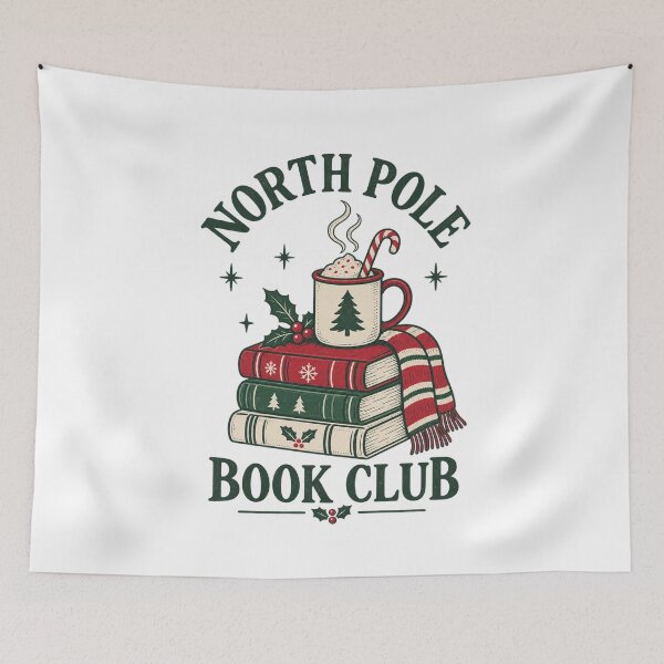 Item preview, North Pole Book Club designed and sold by CampAndCoast.