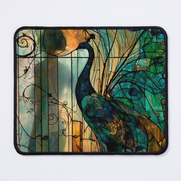 Item preview, Nouvessence - Hidden Woman with Peacock in Art Nouveau style (9/44) designed and sold by sabantha.