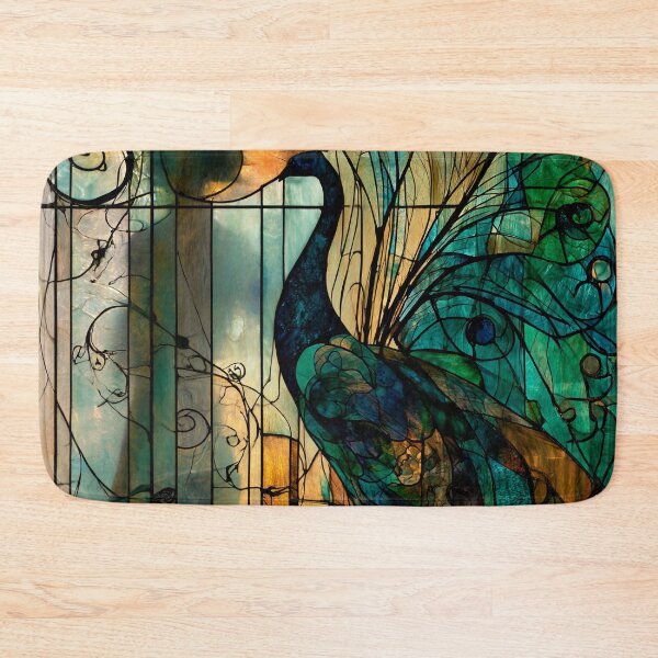 Item preview, Nouvessence - Hidden Woman with Peacock in Art Nouveau style (9/44) designed and sold by sabantha.