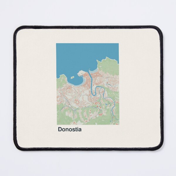 Item preview, San Sebastian Minimalistic Map Art designed and sold by MapsNerd.