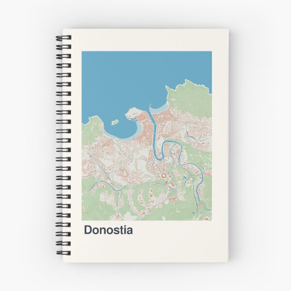 Item preview, San Sebastian Minimalistic Map Art designed and sold by MapsNerd.