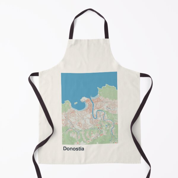 Item preview, San Sebastian Minimalistic Map Art designed and sold by MapsNerd.
