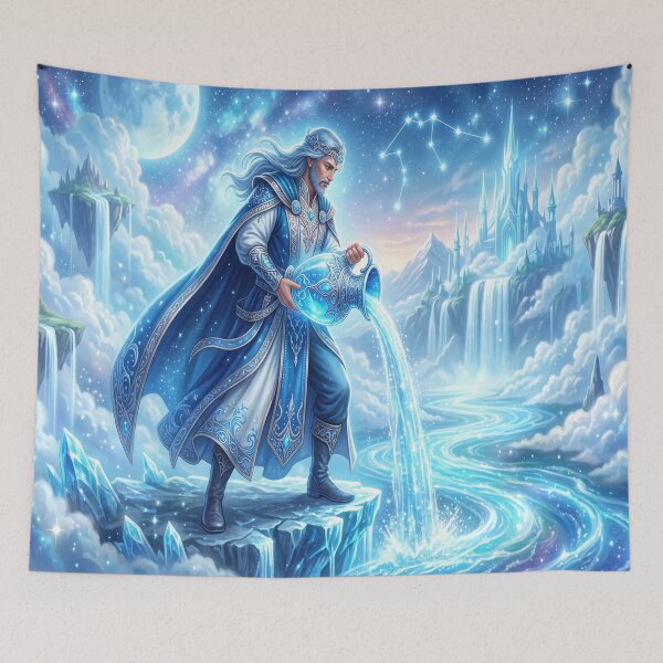Item preview, Aquarius sign designed and sold by cutegiftcore.