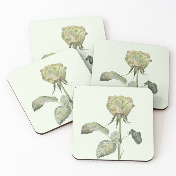 Item preview, Green Rose Colored Pencils Art designed and sold by Flowersforbear.