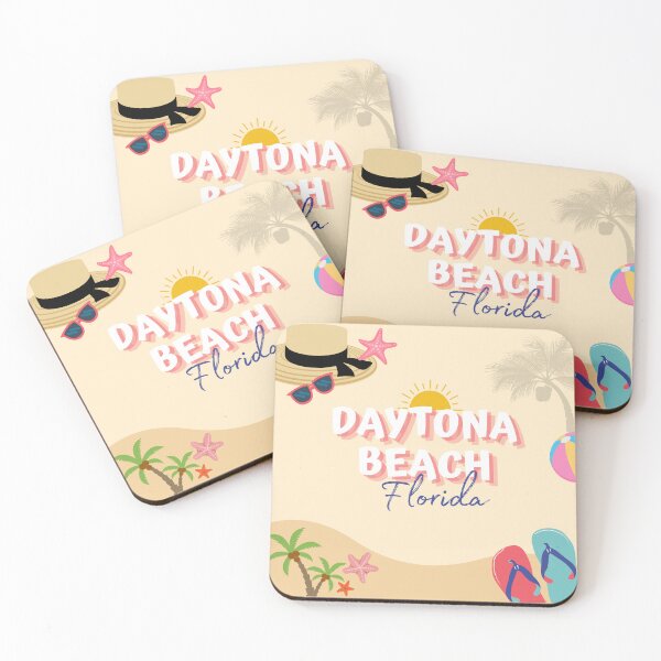 Item preview, Arte playero en Daytona Beach, Florida | Diseño de recuerdos de vacaciones designed and sold by DonnaRaine.