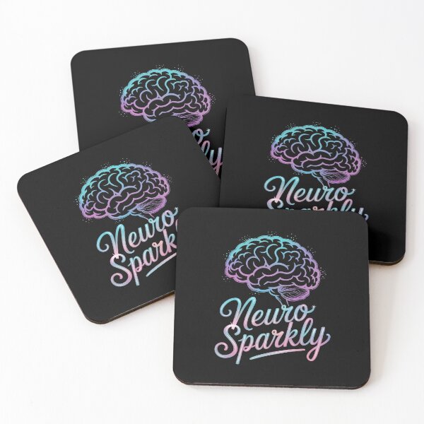 Item preview, Neuro Sparkly Colorful Brain Gift for Neurodivergent Minds designed and sold by SkymarArt.