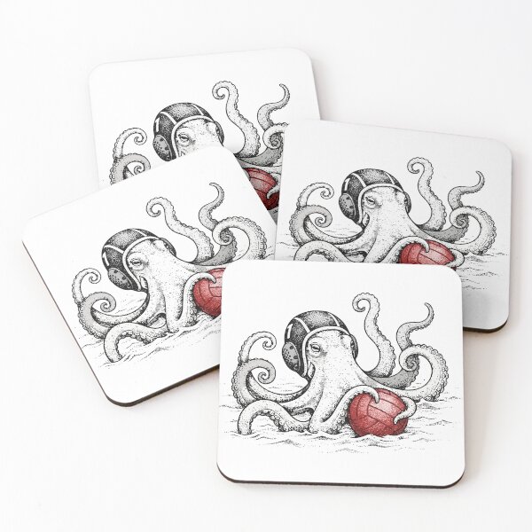 Item preview, Water Polo Octopus designed and sold by PixelCatalyst.