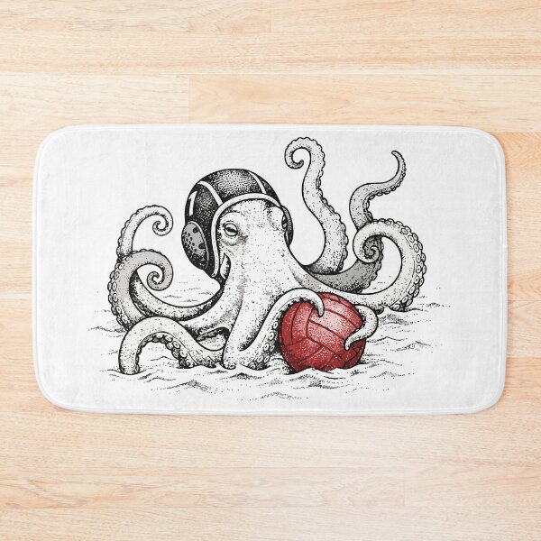 Item preview, Water Polo Octopus designed and sold by PixelCatalyst.