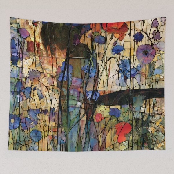 Item preview, Nouvessence - Hidden Woman in a Wildflower Meadow in Art Nouveau (10/44) designed and sold by sabantha.