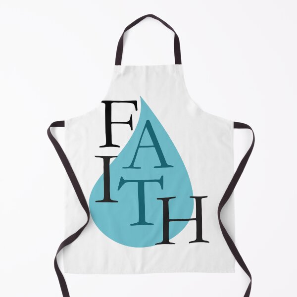 Item preview, Faith Water Drop Christian Typography Design designed and sold by serotonin75114.