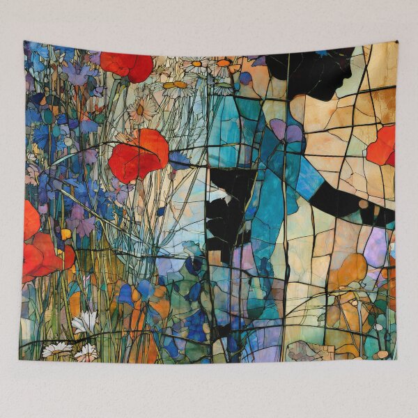 Item preview, Nouvessence - Hidden Woman in a Wildflower Meadow in Art Nouveau (12/44) designed and sold by sabantha.