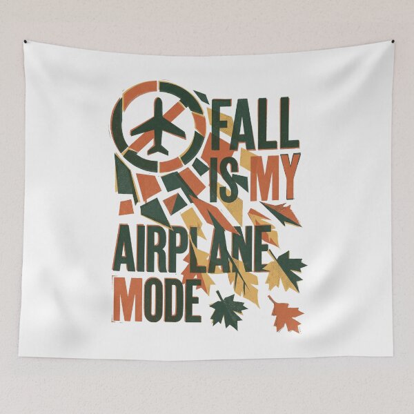 Aperçu de l'œuvre L'automne est mon mode avion créée et vendue par SignumShop.