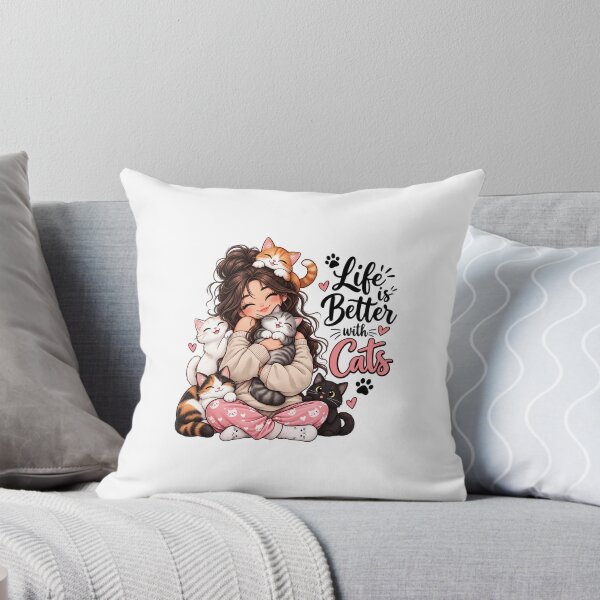 Item preview, Life is better with cats designed and sold by RANIASTORE01.