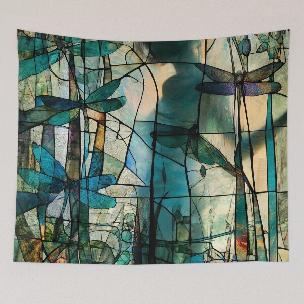 Item preview, Nouvessence - Hidden Woman with Dragonflies in Art Nouveau style (14/44) designed and sold by sabantha.