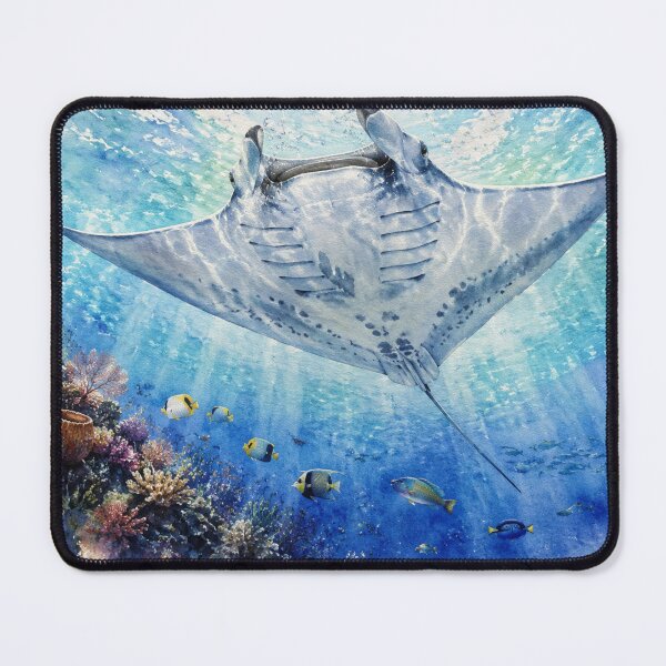 Item preview, Majestic Manta Ray – Landscape designed and sold by Island Pace Design.