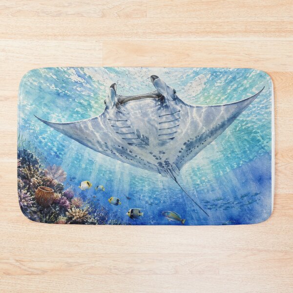 Item preview, Majestic Manta Ray – Landscape designed and sold by Island Pace Design.