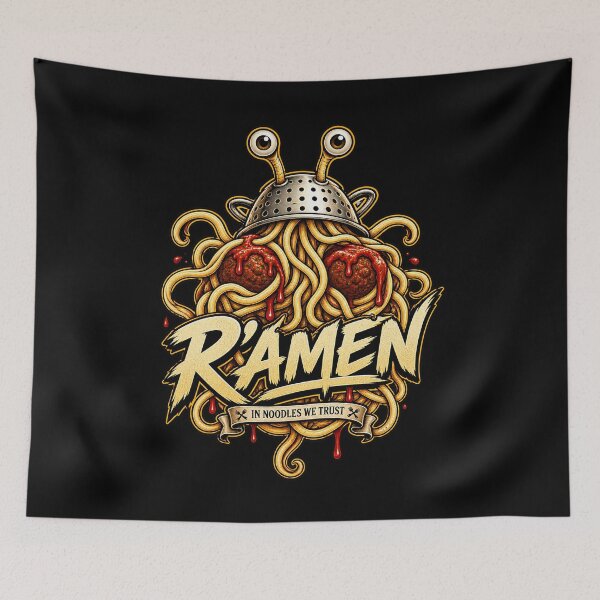 Item preview, R'Amen | Flying Spaghetti Monster Streetwear Design designed and sold by 3nine.