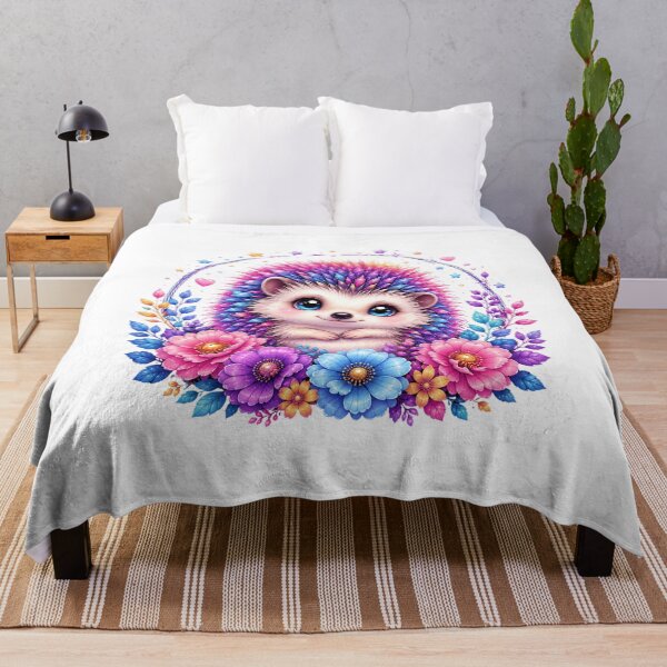 Item preview, Cute Rainbow Hedgehog with Colorful designed and sold by MySthore.