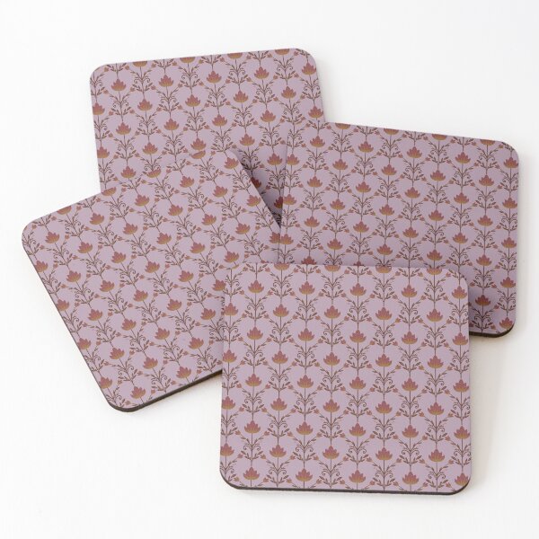 Item preview, Autumn Vintage Floral Lotus Pattern  designed and sold by Rukhscreations.