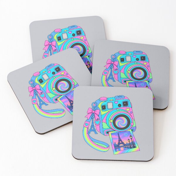 Item preview, Paris Snapshot – Colorful Retro Camera T-Shirt designed and sold by Aimetoi.