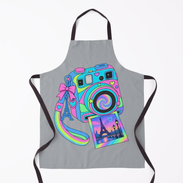 Item preview, Paris Snapshot – Colorful Retro Camera T-Shirt designed and sold by Aimetoi.