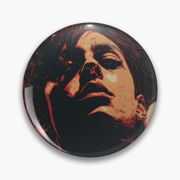 Item preview, Goth Rock Star Portrait Distressed Grunge designed and sold by ERODED SELF.